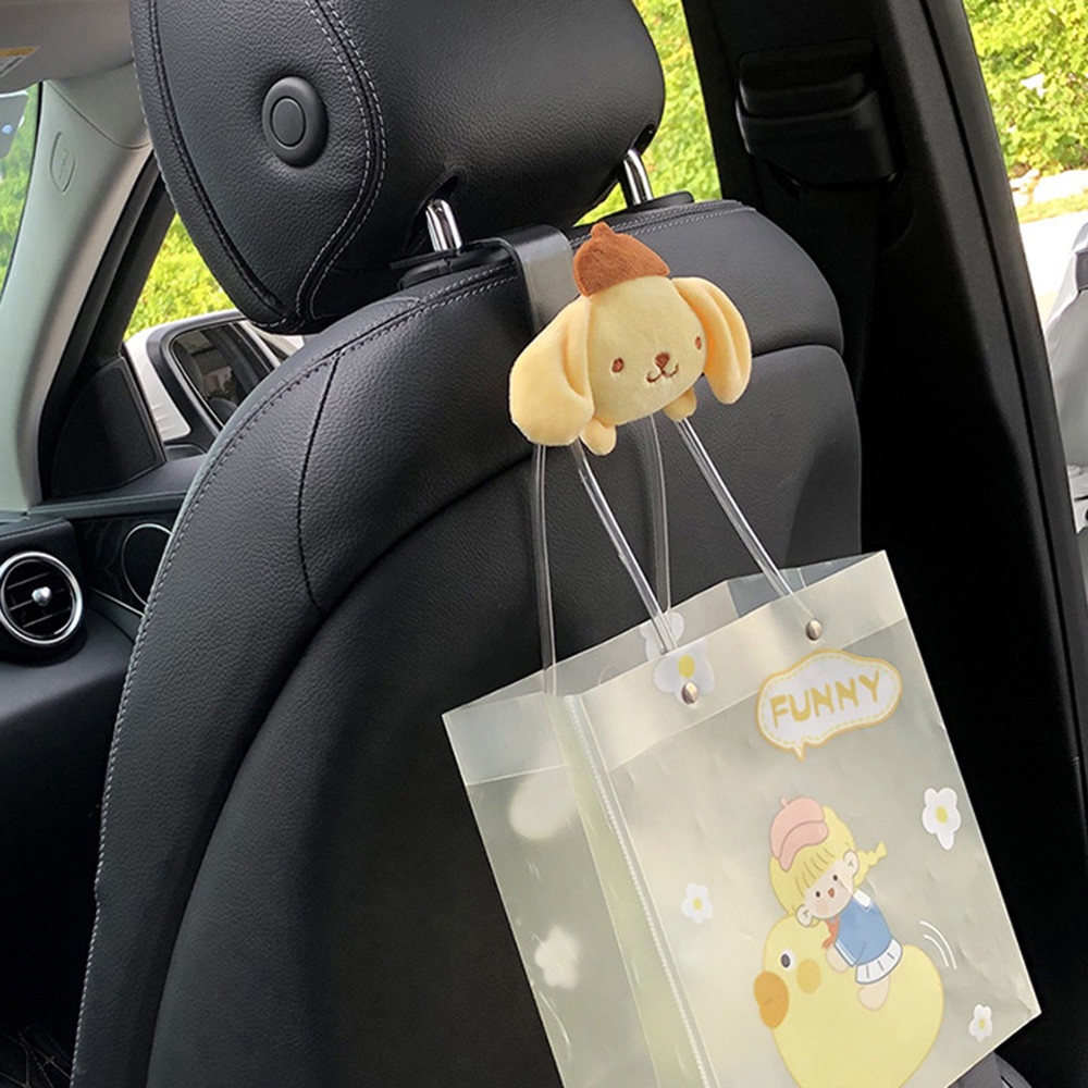 Boneka Kartun Lucu Pengait Mobil Coolomey Mainan Mewah Alat Penyimpanan Mobil