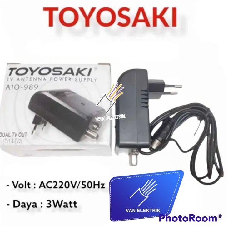 ✮ Adaptor Antena Toyosaki AIO - 989/ Booster antena AIO ◘