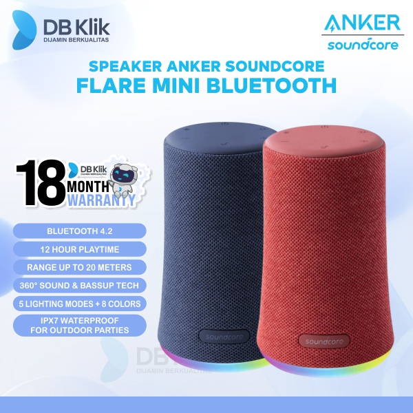 Speaker Anker Soundcore Flare Mini Bluetooth A3167 - ANKER Flare Mini