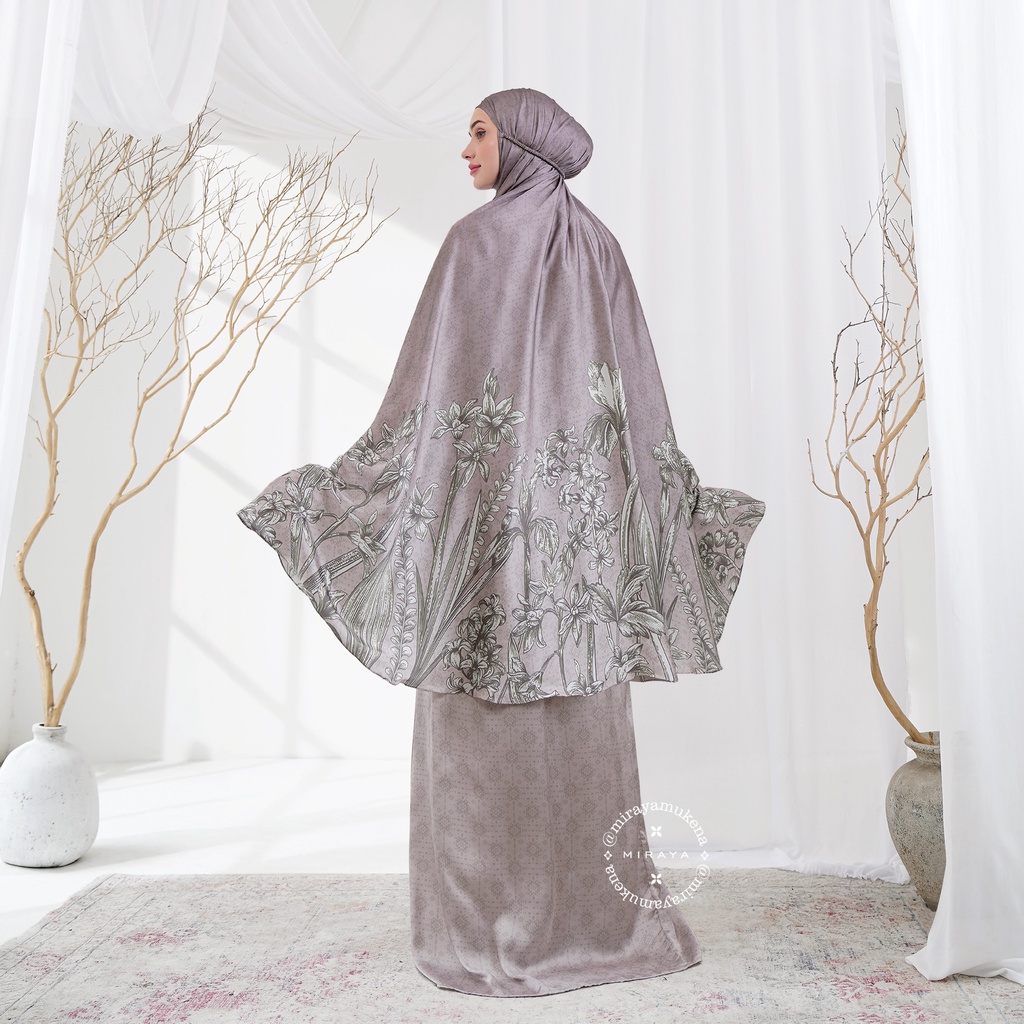 Mukena Travel Printing Miraya Twilight Plum