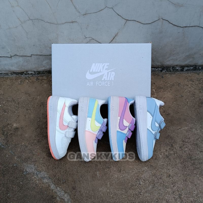 SEPATU ANAK PEREMPUAN NIKE AIR FORCE 1 PREMIUM HIGH QUALITY SEPATU NIKE ANAK SEPATU ANAK CEWE SEPATU ANAK WANITA