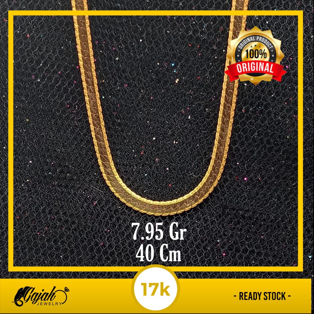 Kalung emas 17k - 7.95 gr kadar 750 - 4245