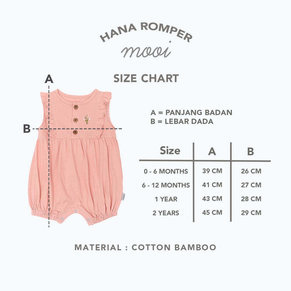 PROMO 7.7 PROMO BAJU LEBARAN MURAH MOOI HANA ROMPER ROMPER BAYI JUMPSUIT FASHION ANAK BAYI PEREMPUAN 0-24 BULAN