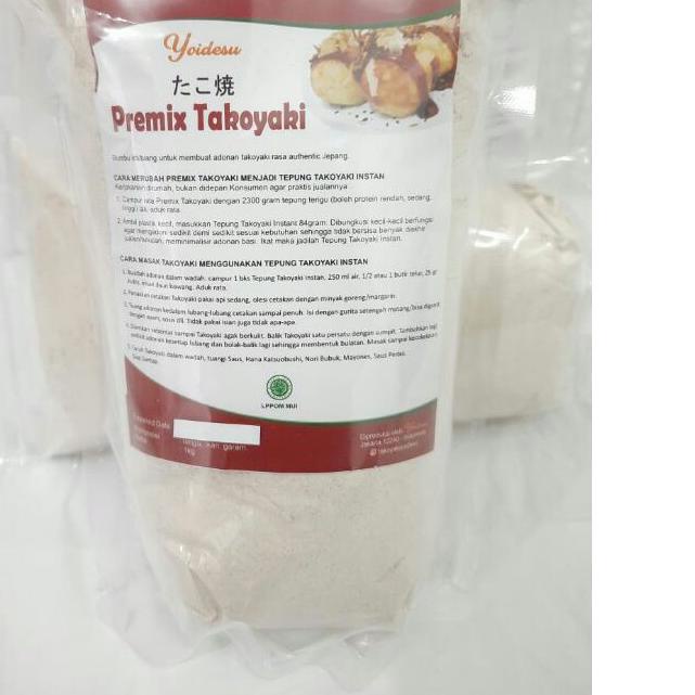 

◊ Tepung Takoyaki Premix Pengganti Franchise Jualan di Mall / Booth Menghasilkan 600 Biji Tako Matang ⅎ