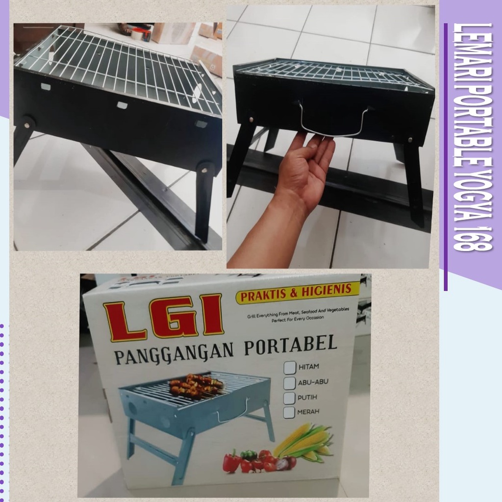 Alat Panggang Arang Kompor Lgi Panggangan Bakar Ayam Sate Portable