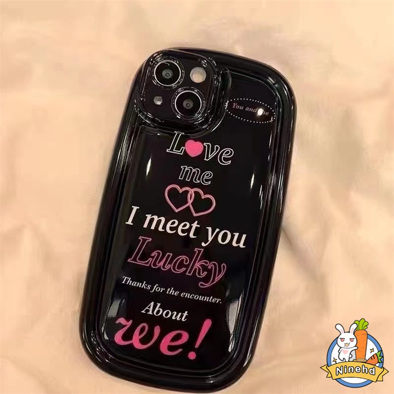 IPHONE Casing Kompatibel Untuk Iphone14 13 12 11 Pro Max X Xr Xs Max8 7 6 6s Plus SE Ins Sweet Cool Heart Love Airbag Phone Case Bumper Silikon Tebal Shockproof Lembut TPU Penutup Belakang
