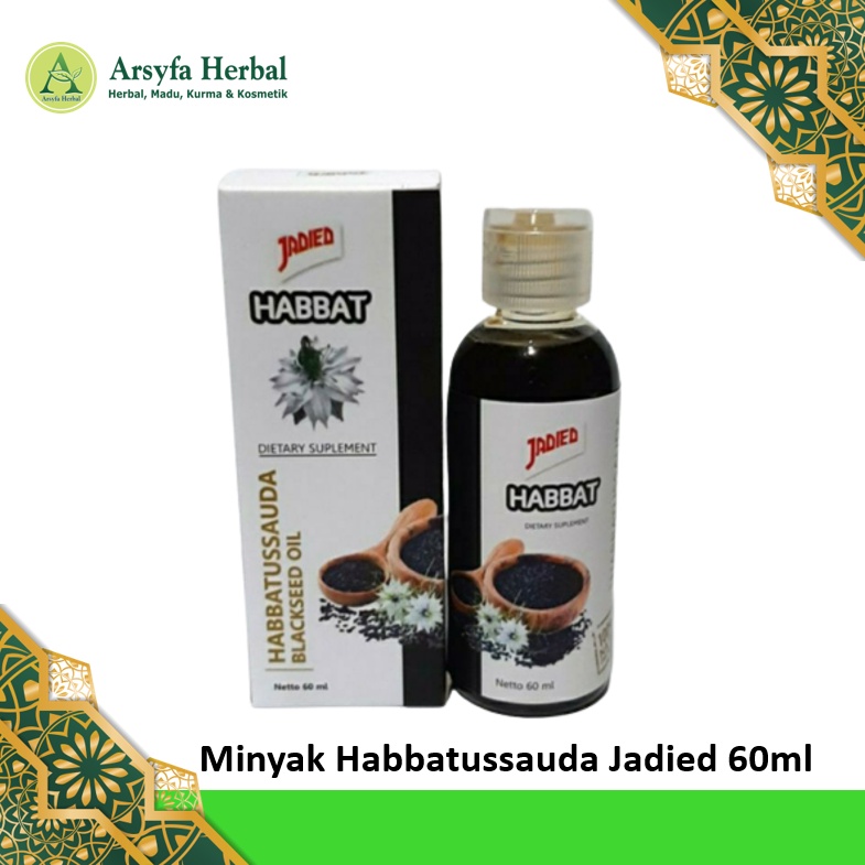 

Jadied Habbatussauda Oil 100ml & 60 ml- Minyak Habbatussauda - Jinten Hitam Cair - Black Seed Oil