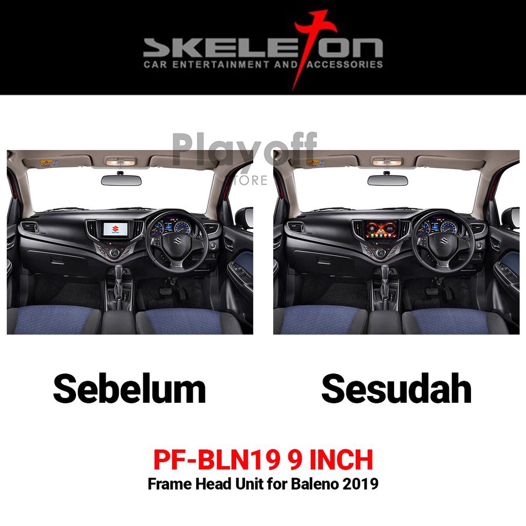 Frame Head Unit 9 Inch Mobil Baleno Frame Android Skeleton