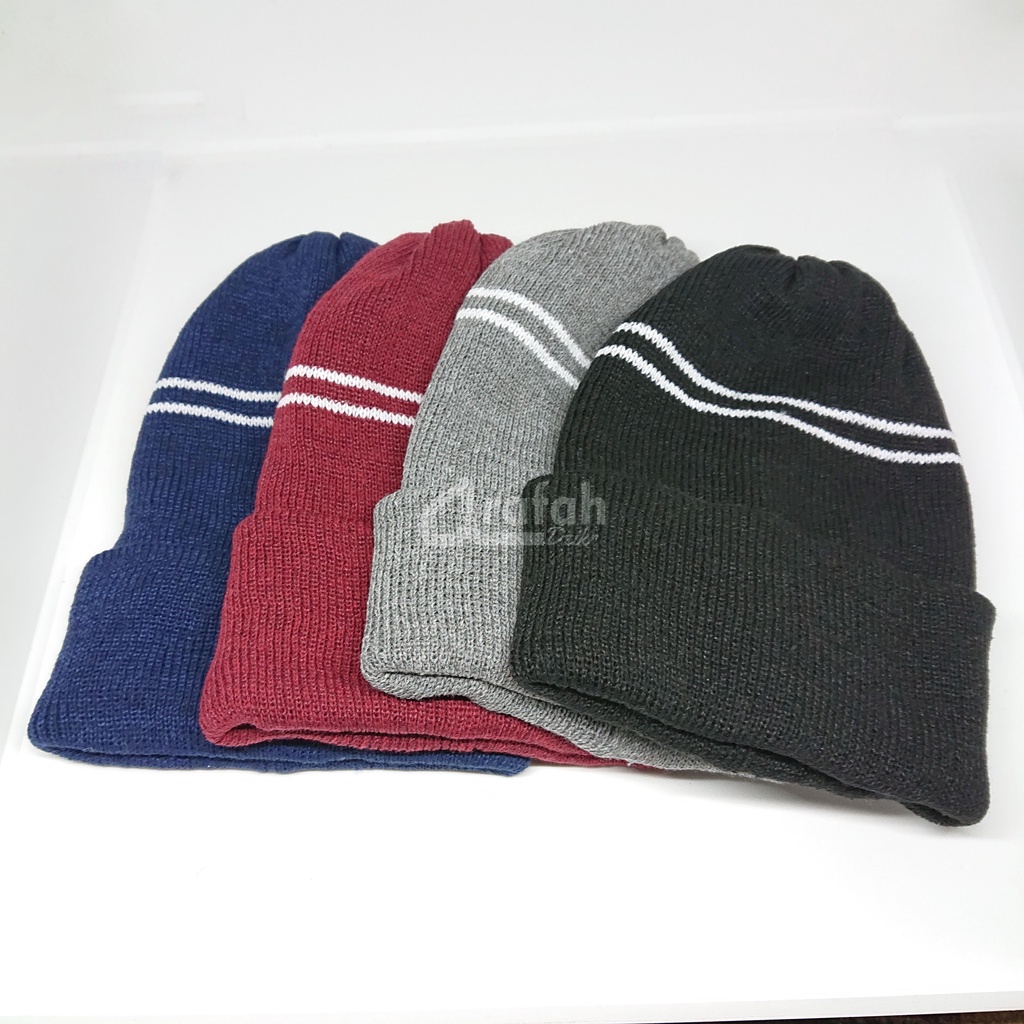 Kupluk Beanie Hat Dewasa Pria Wanita bahan Rajut Tebal Berkualitas