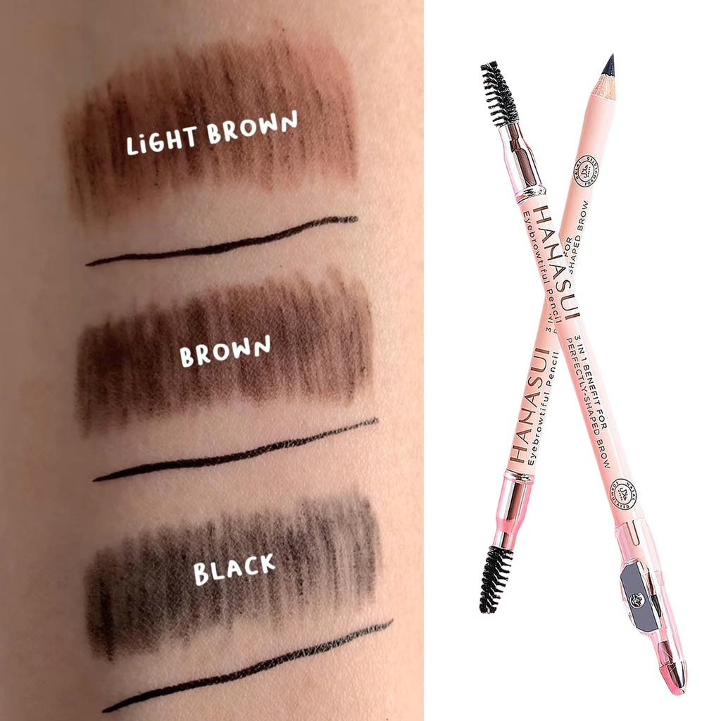 HANASUI EYEBROWTIFUL PENCIL - BPOM - PENSIL ALIS HANASUI MURAH