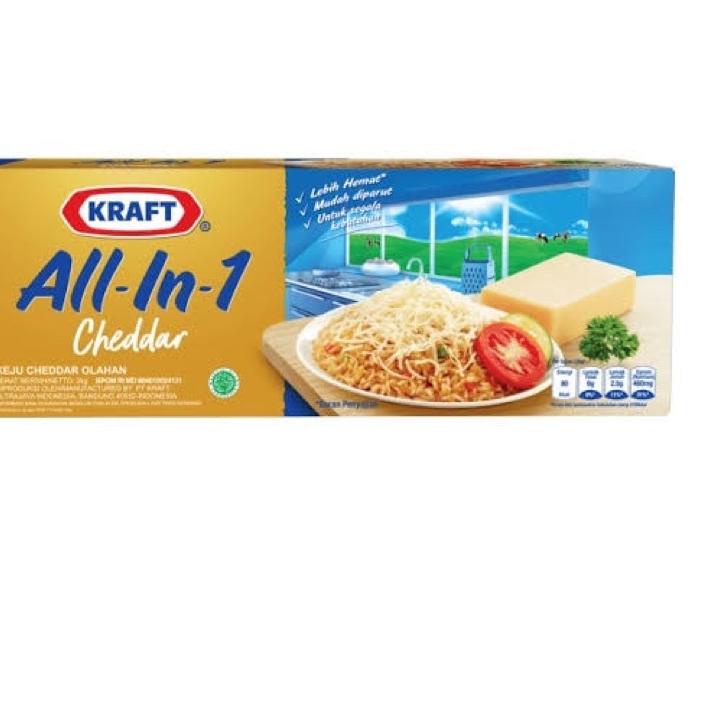 

⅍ Keju kraft cheddar all in one 2kg ❂