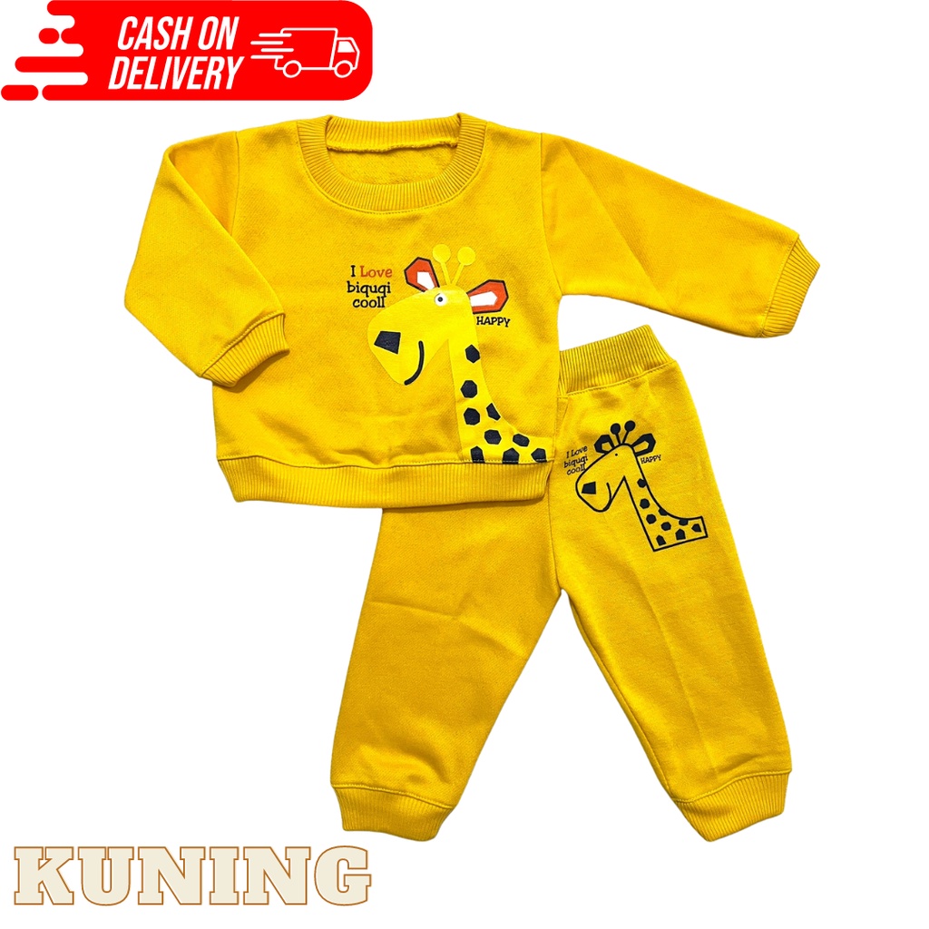 Setelan Baju Bayi 3-12 BulanSetelan Sweater Bayi Celana Jogger Baby Alicia