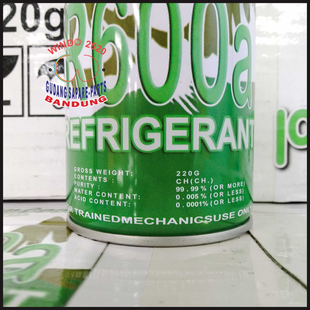 Refrigerant R 600A | R 600A | Perlengkapan AC Model R 600 A / R 600