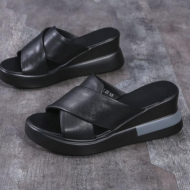 Paling Dicari Sepatu Sandal Wedges Wanita Import Sandal Wedges Shoes 1184 Sepatu Import