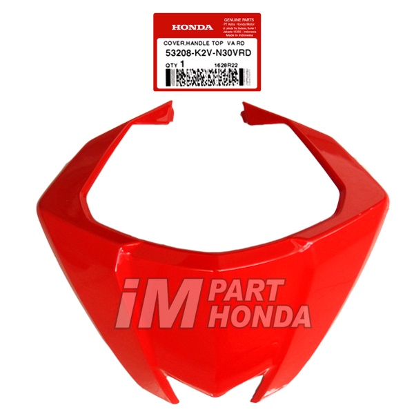53208-K2V-N30VRD Cover Handle Top Visor Vario 125 LED K2V Merah Va Rd