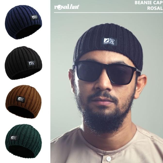 Beanie Cap Rosal - Peci Kupluk Rajut Dewasa