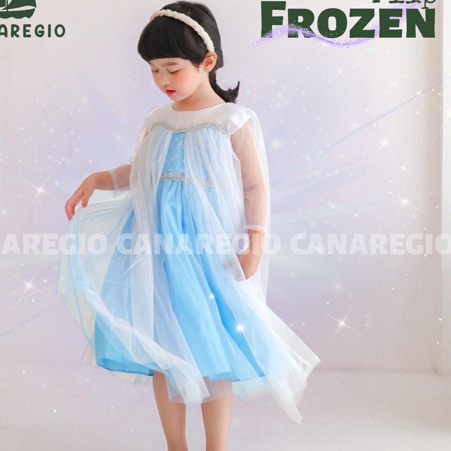 ✼ FLIP FROZEN BAJU FROZEN ANAK PEREMPUAN DRESS ANAK PEREMPUAN ✶