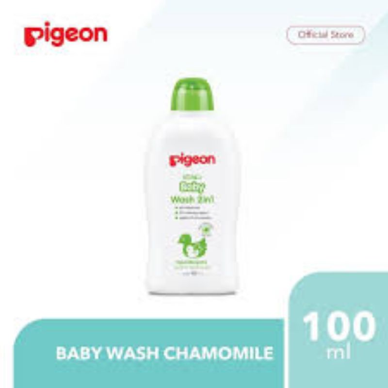 Pigeon Baby Wash 2in1 Chamomile Paraben Free 350ml Refill 200ml 100ml - Shamoo Sabun Mandi Anak Bayi - Shampo - Sampo