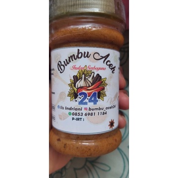 

1kg Bumbu aceh Serbaguna (7botol 150gr/5botol 200gr)