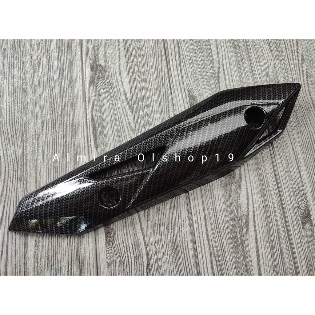 Tameng Knalpot Carbon Celup Motor Beat ESP Tahun 2015-2019