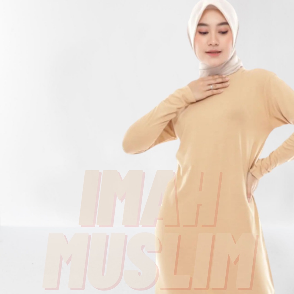 MANSET GAMIS LONGSLEEVE | INNER DRESS LONGSLEEVE TURTLENECK BAHAN RAYON UNIQLO PREMIUM MATERNITY