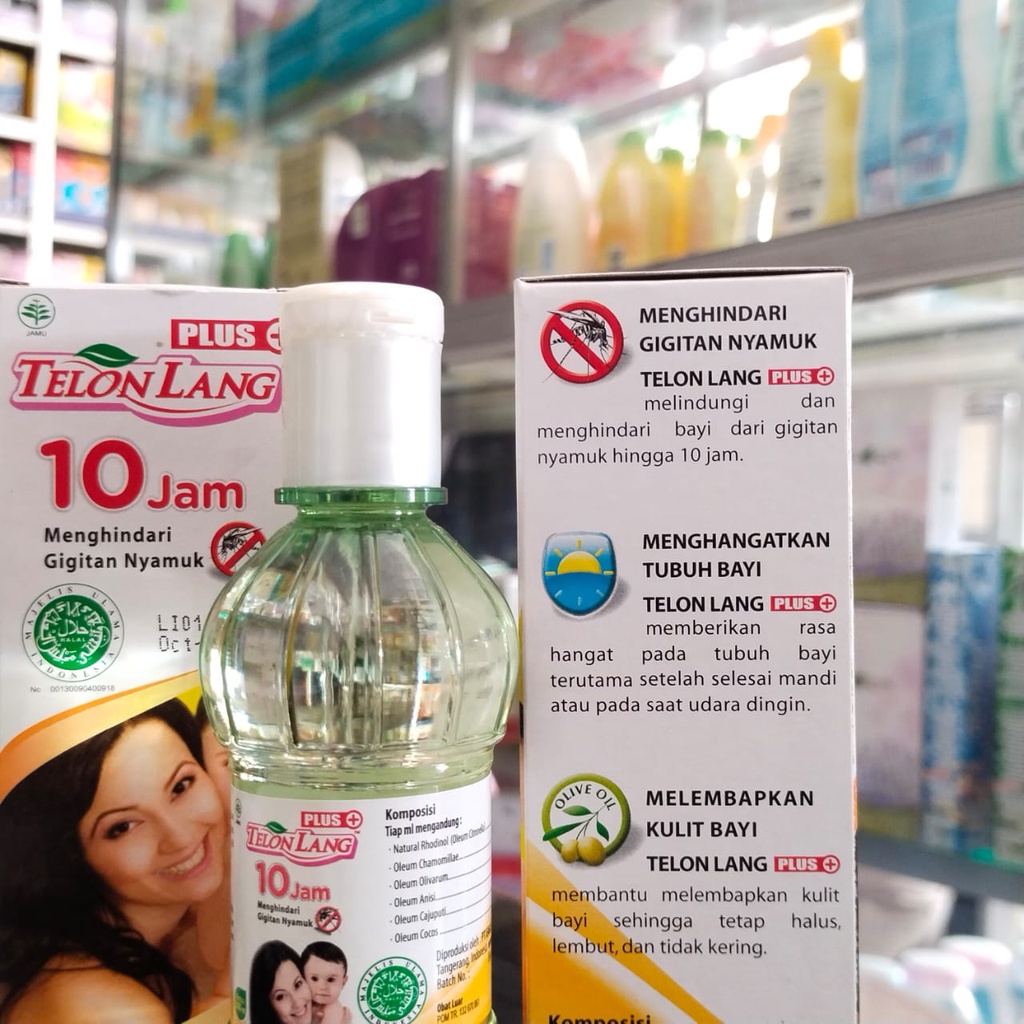 MINYAK TELON LANG PLUS 100 ML minyak telon lang + 100 ML