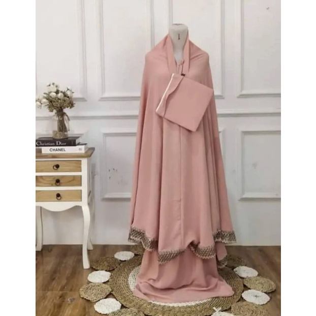 mukena cringkel kekinian