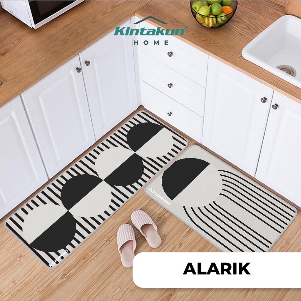 Kintakun Home Keset Dapur 2in1 Kitchen Mat Uk. 40x60 + 40x120 Cm