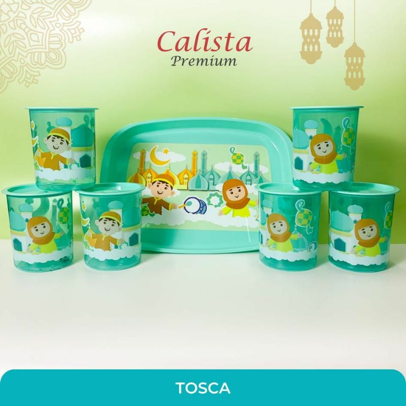 Calista Toples tobaki set nampan edisi lebaran