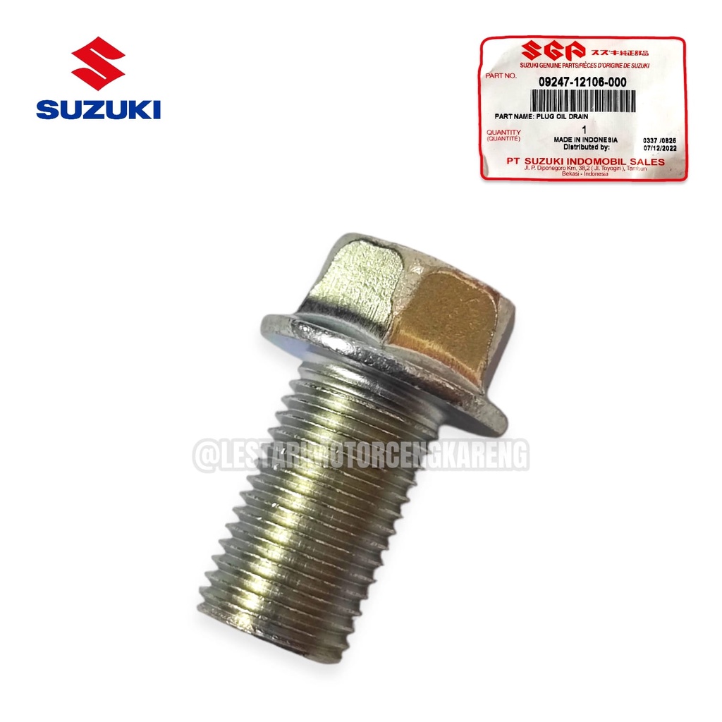 BAUT TAP OLI MESIN SATRIA FU 150 09247-12106-000 ASLI ORIGINAL SGP