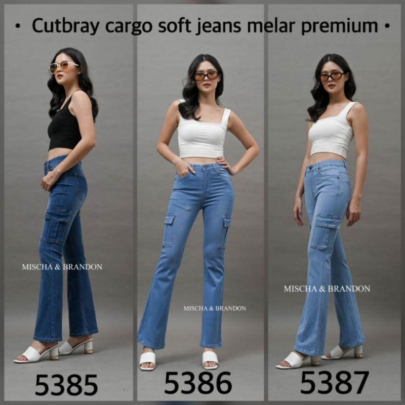 #893 M&B CUTBRAY JEANS CARGO TERBEST SELLER