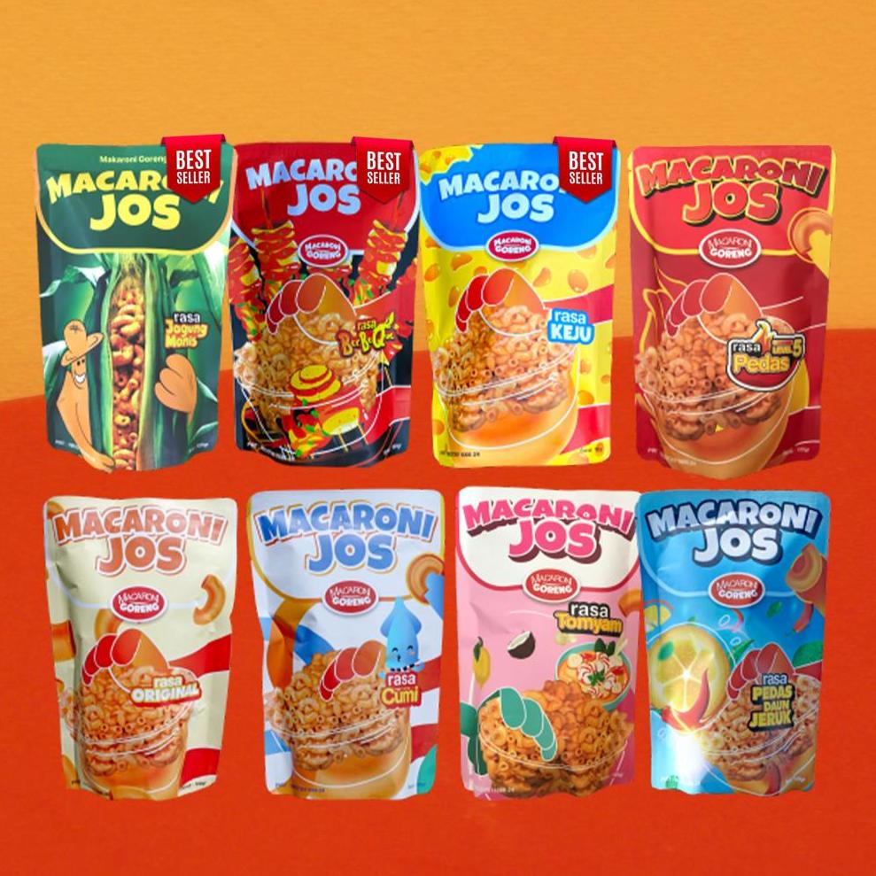 

cfj17 Snack Makaroni Goreng Aneka Rasa Kemasan Premium 100gr by Macaroni Jos Jadilah Yang Pertama