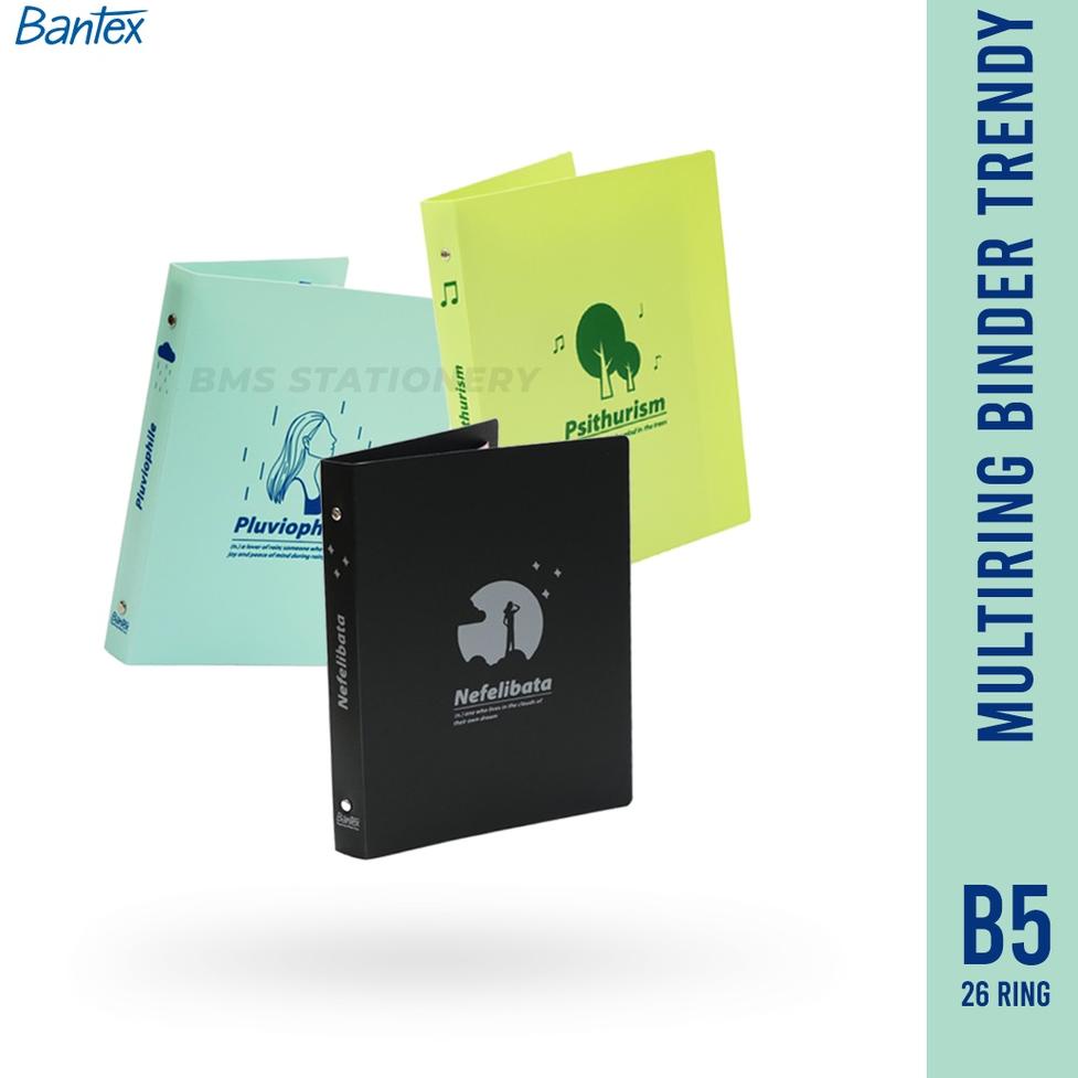 

K39 [BMS Surabaya] Bantex Multiring Binder Trendy B5 26 Ring PENJUALAN TERBANYAK ➤