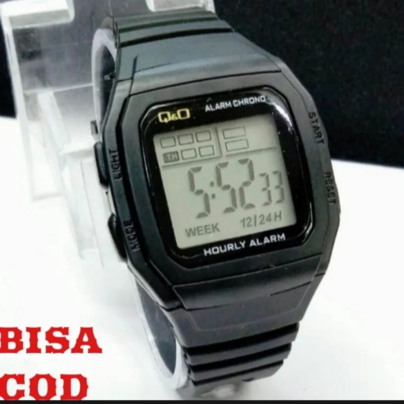 Jam Tangan Anak QQ Digital Tali Karet