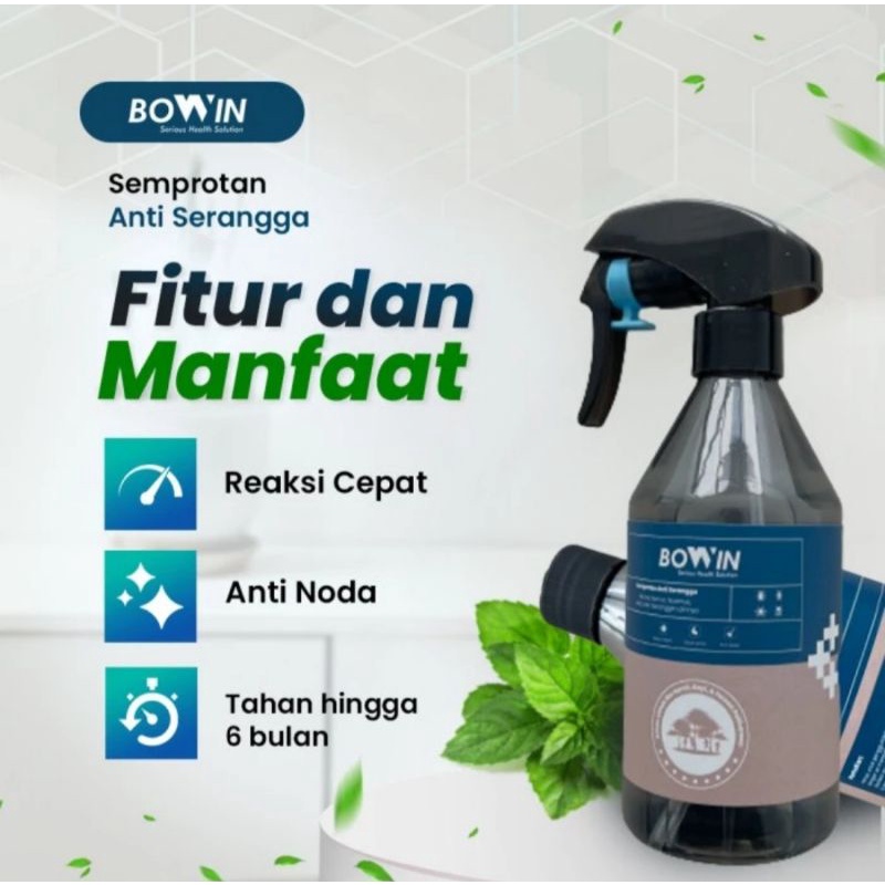 Bowin Cairan Anti Serangga ( Insektisida / Home PEST ) Anti Kecoak, Nyamuk, Semut, Lalat, Tomcat, Laba laba, Cacing