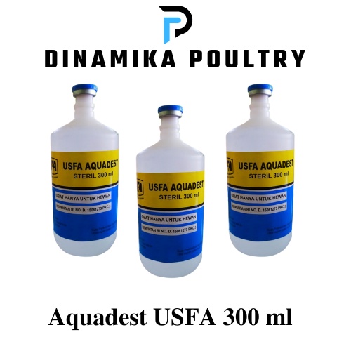 Aquadest USFA 300 ml Pelarut Vaksin Ayam