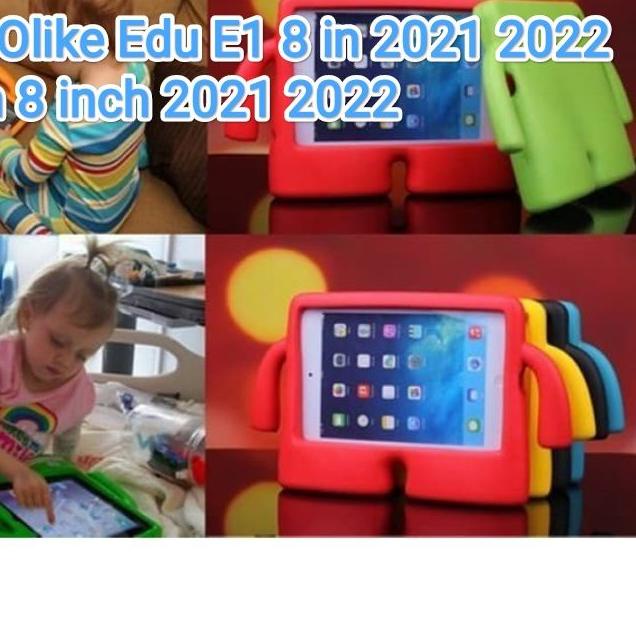 ☝ Case Oppo Olike Edu E1 / Oppo Oase Oapad 8 inch /advan Tab 8 Android Tablet 8in ,Olike edu Tab E1 ,Tablet belajar elite , Advan Belajar , Gallilea , 8001, 8002 Kids Case Cover Ibay Karakter Anak Belajar Online Zoom Nyaman ۞