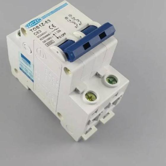 ℗ MCB DC 63A 2 P 63A DC 440 V Sirkuit breaker MCB C curve ➵