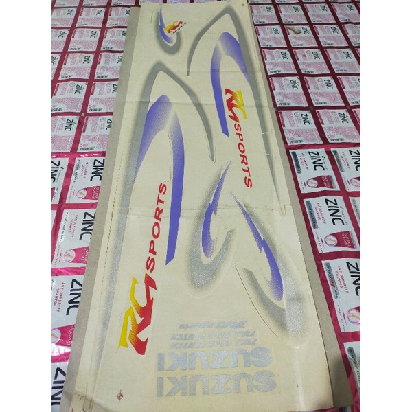 striping Suzuki RG sports satria 2 tak Malaysia