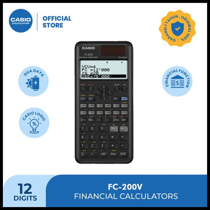 

Casio Financial Calculator Fc-200V