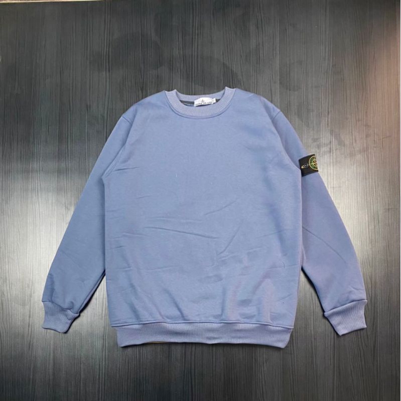 -FRMNSH- CREWNECK STONE ISLAND DENIM FULL TAG LABEL CASUAL HYPE