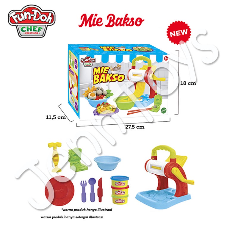 JennToys - Mainan anak Fundoh Mie Bakso