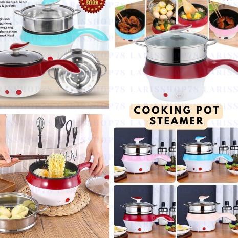 ♚ SHENAR, PANCI ELEKTRIK/LISTRIK/PANCI SERBAGUNA/PANCI MINI/COOKING POT - STEAMER (KUKUSAN STAINLESS