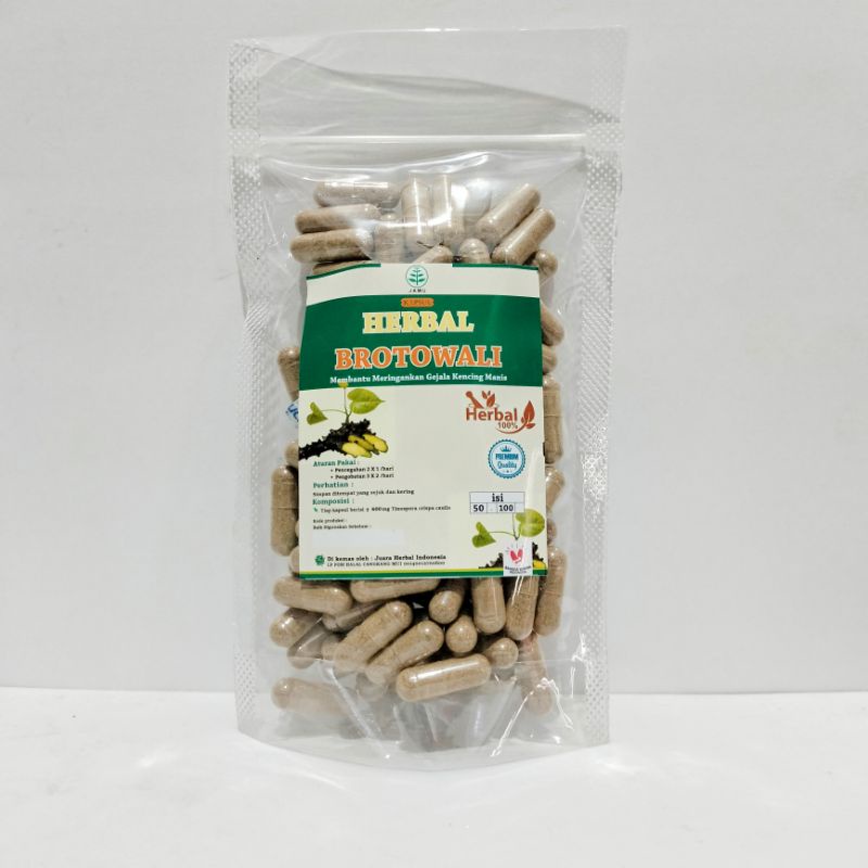 BROTOWALI kapsul herbal isi 100 kapsul