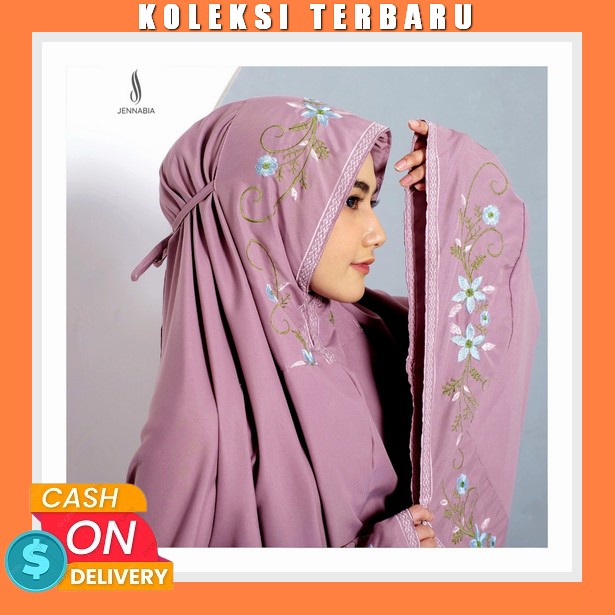 (Cod) Mukena Pashmina Terompah | Mukena Dewasa Terbaru 2021 | Mukena Traveling Best Seller | Mukena 