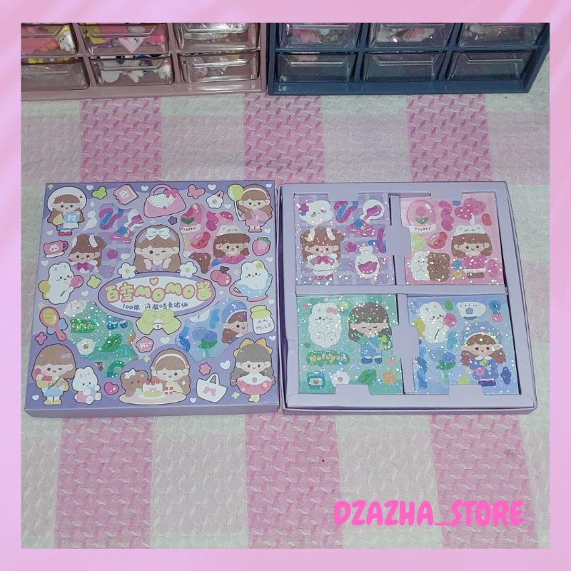 

STIKER MOMO MINI HOLOGRAM WATERPROOF ISI 100 PCS