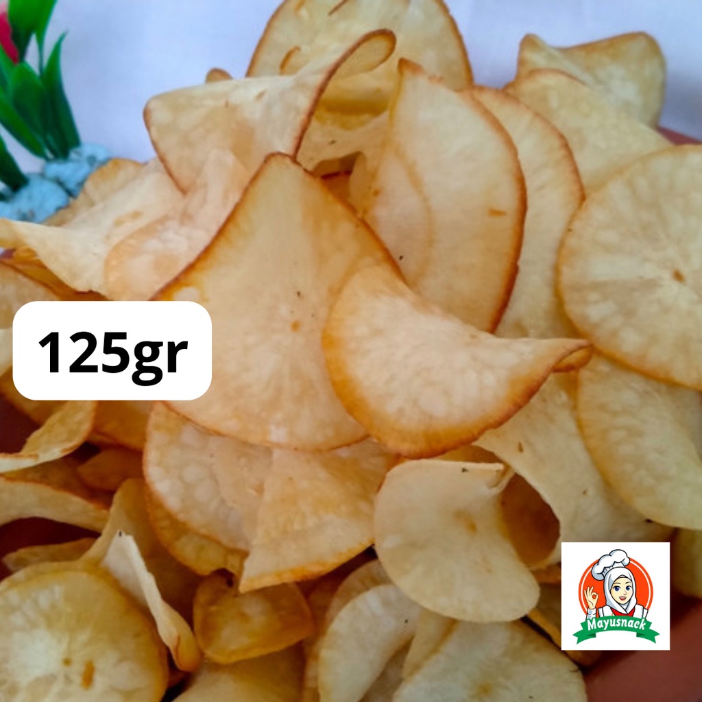 

Keripik Singkong Asin Gurih Original Kiloan 125gr