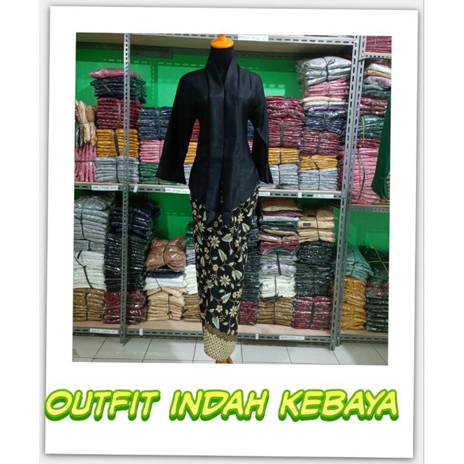 IndahKebaya • SETELAN KEBAYA FLOY BALOTELLI / 13 WARNA BEST SELLER / FLOY KUTUBARU ENCIM / KEBAYA PESTA ACARA NATALAN KARTINI KONDANGAN SERAGAMAN / WARNA MERAH CABE NAVY SILVER HITAM PUTIH MAROON PINK FANTA DUSTY GOLD TOSCA HIJAU BOTOL SALEM