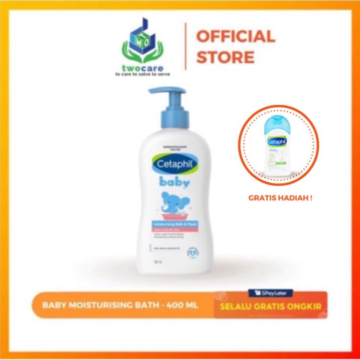 Cetaphil Baby Moisturising Bath &amp; Wash Perawatan Mandi Bayi 400ml