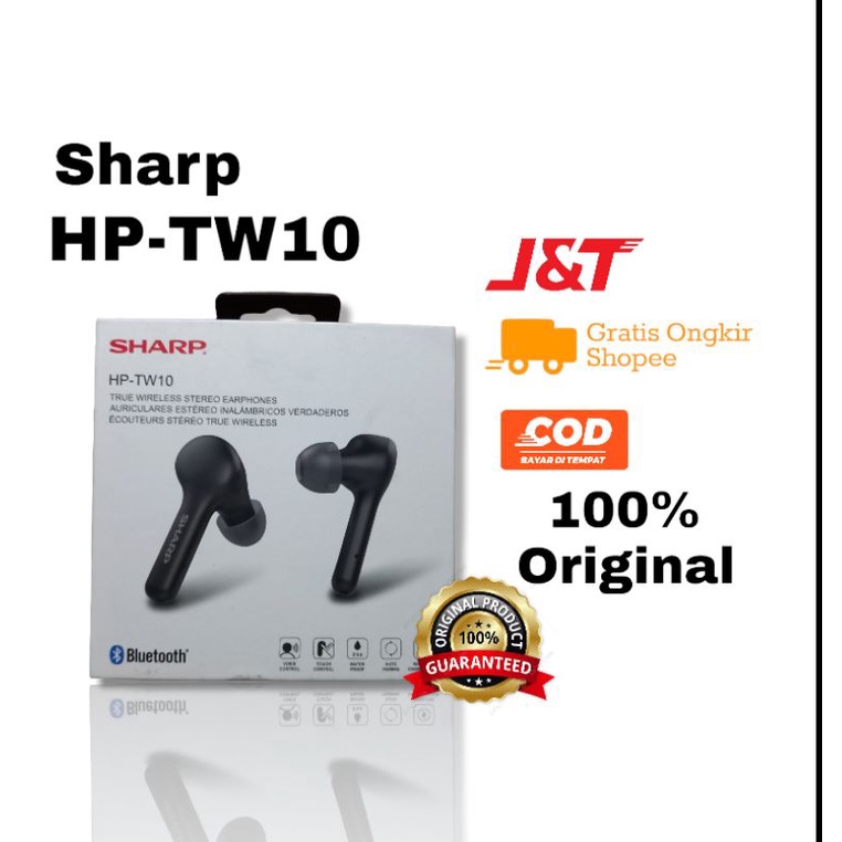 TWS SHARP HP-TW10 Original Earphone Tws IPX4